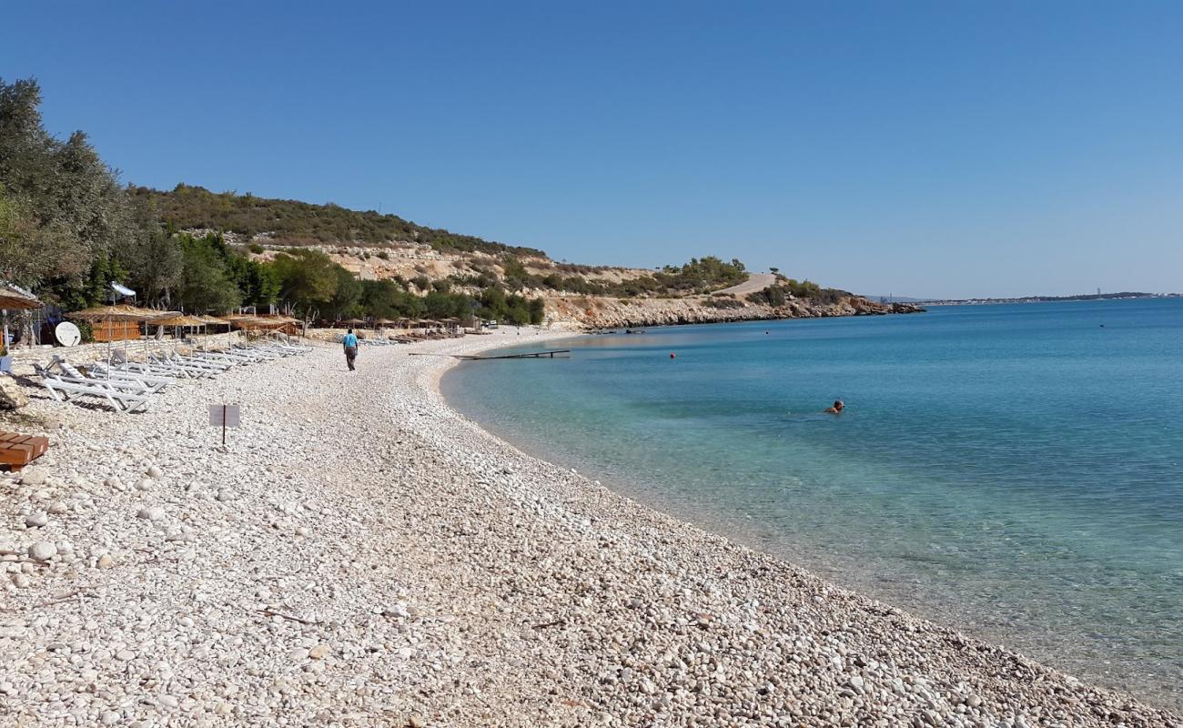 Akcakil Plajı'in fotoğrafı bej çakıl yüzey ile