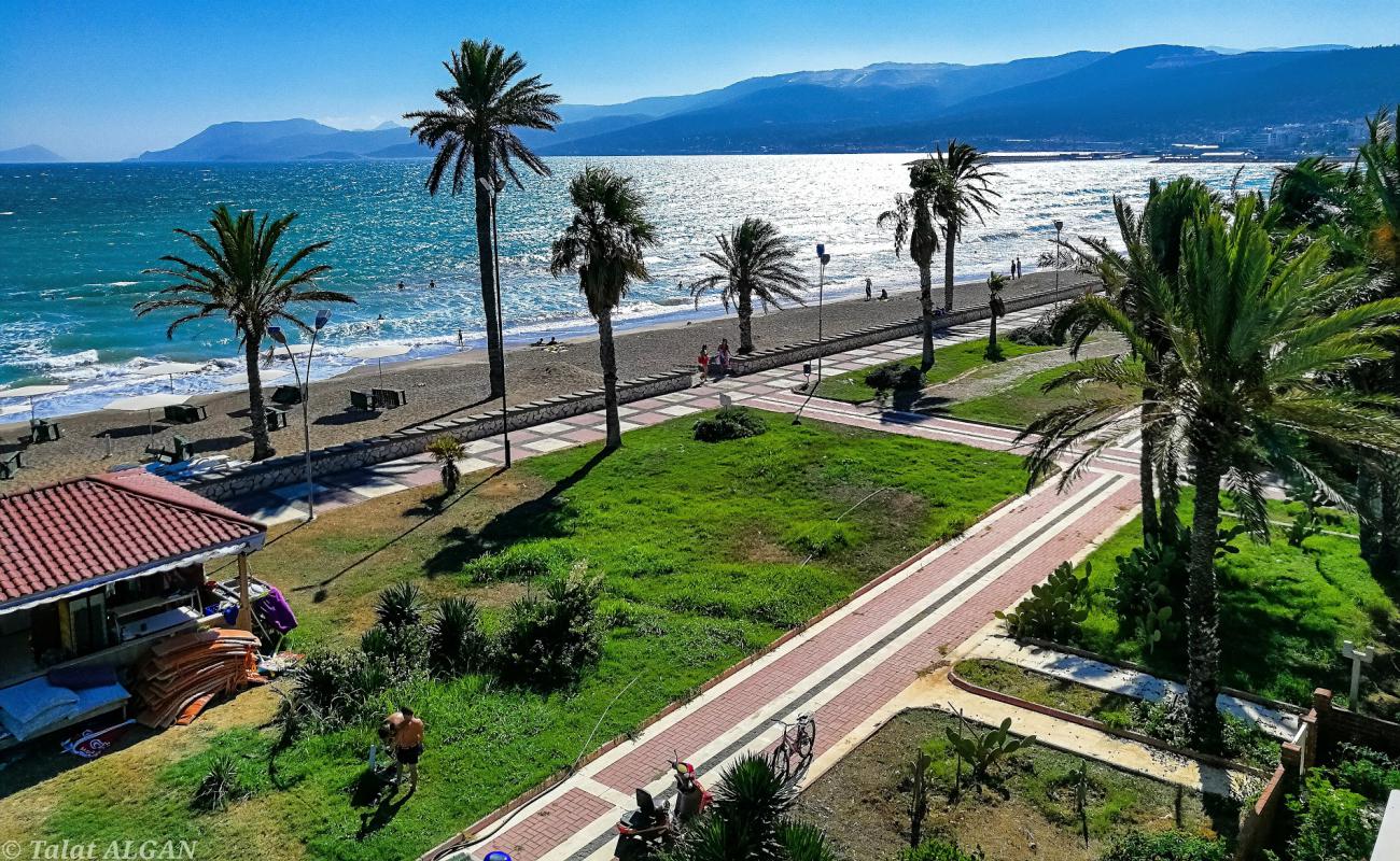 Tasucu beach'in fotoğrafı açık bej kum yüzey ile