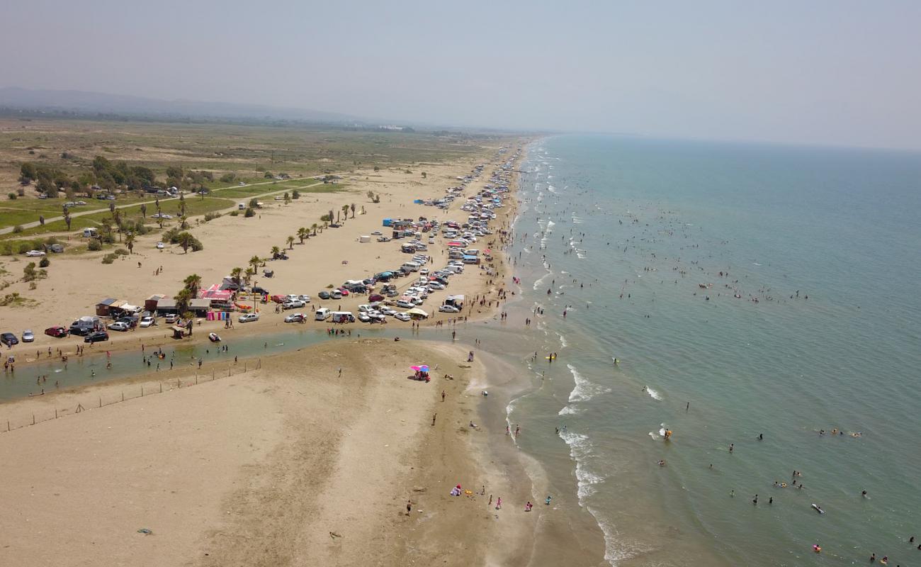 Burnaz beach'in fotoğrafı parlak kum yüzey ile