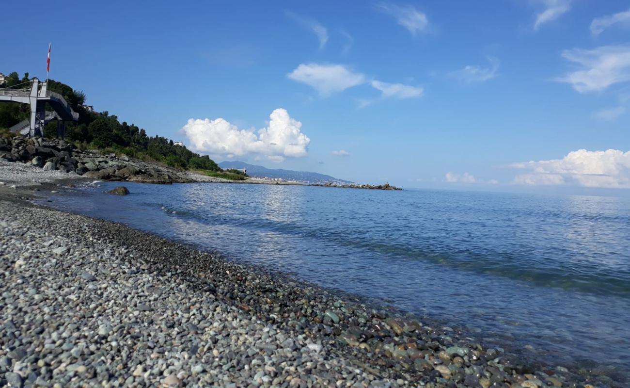 Tasbasi Beach'in fotoğrafı gri çakıl taşı yüzey ile