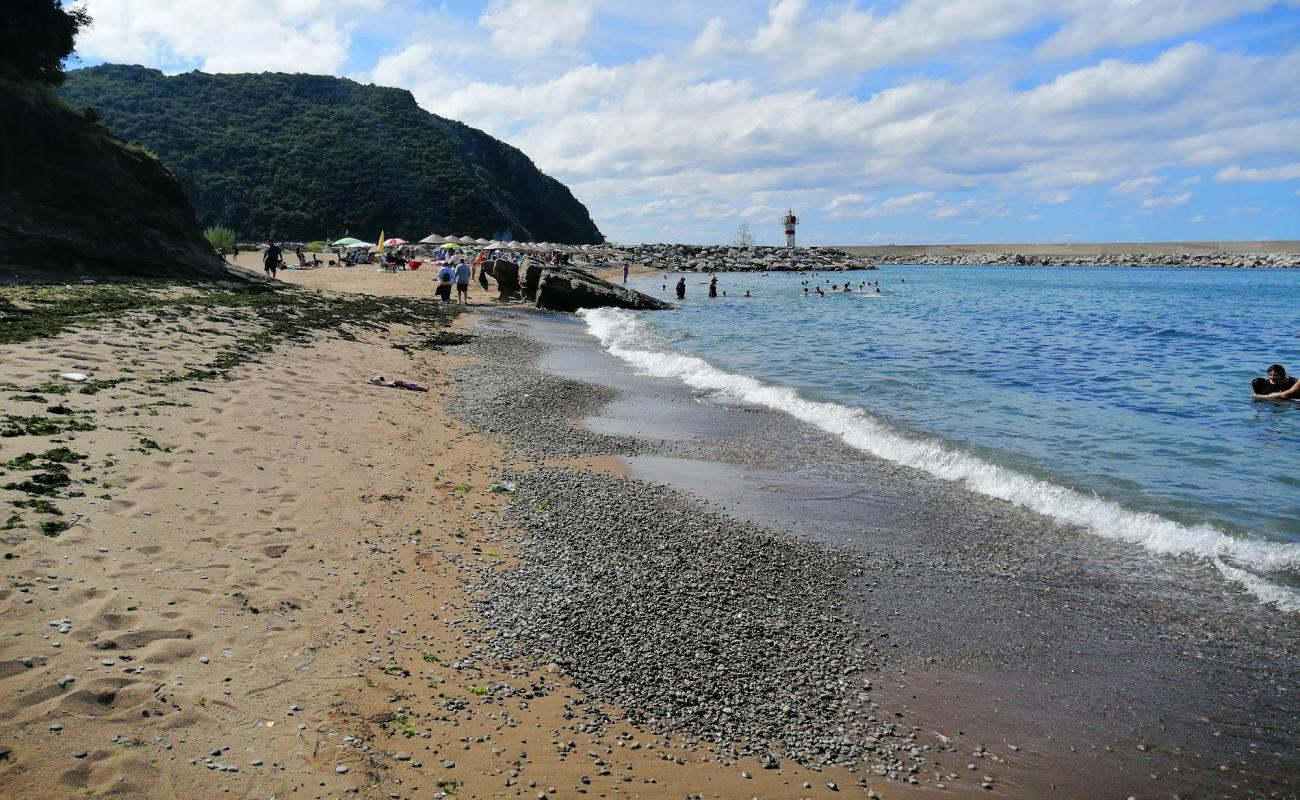 Tarlaagzi Beach'in fotoğrafı açık bej kum yüzey ile