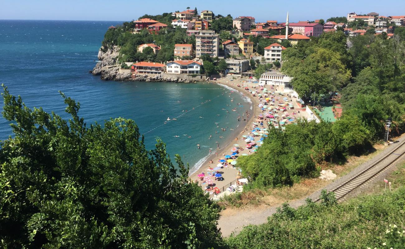 Kapuz Plajı'in fotoğrafı küçük gri çakıllar yüzey ile