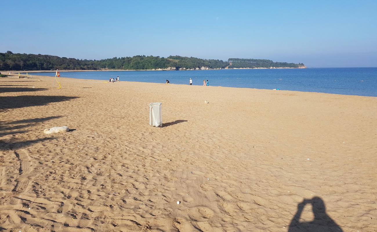 Kumcagiz Halk Plaji'in fotoğrafı açık bej kum yüzey ile