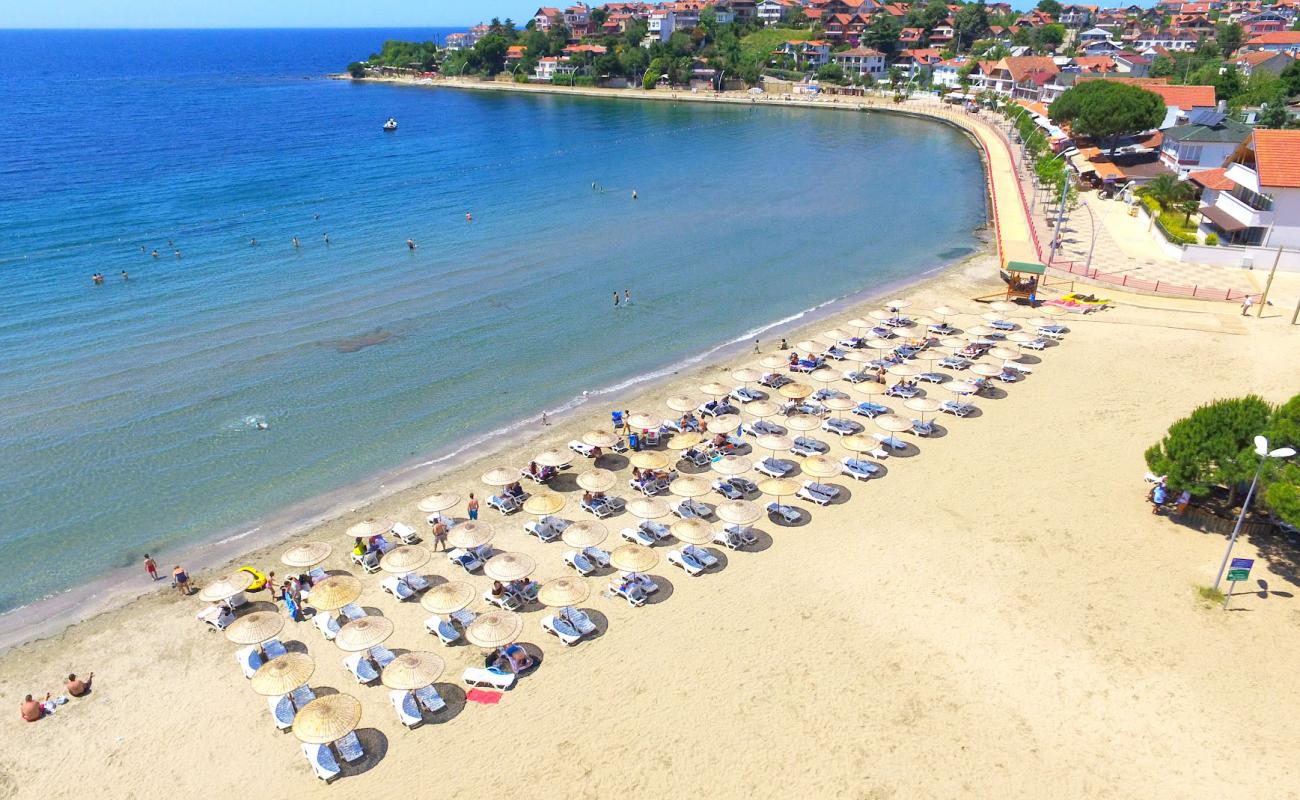 Kerpe Plajı'in fotoğrafı açık bej kum yüzey ile