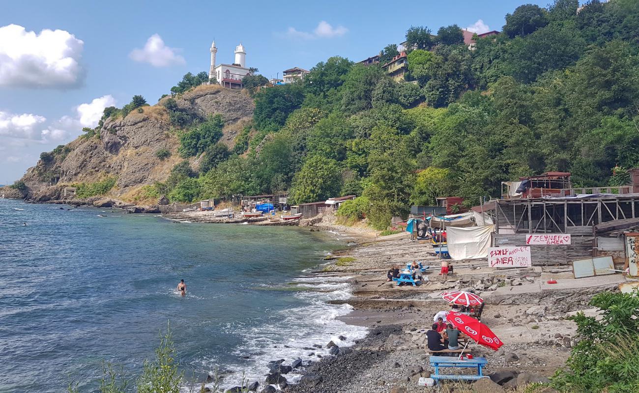 Anadolufeneri Plajı'in fotoğrafı bej çakıl yüzey ile
