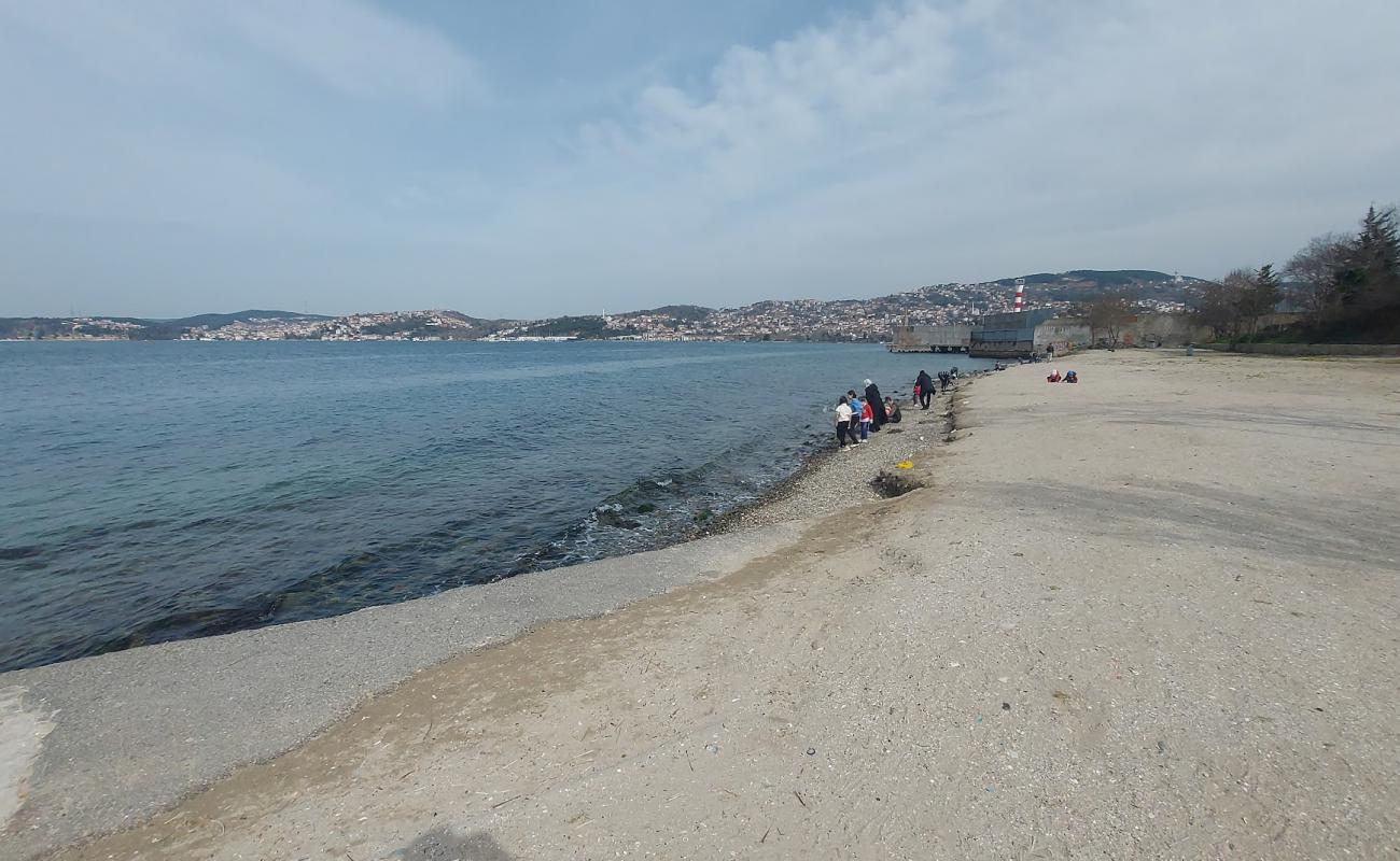 Pasabahce Plaji'in fotoğrafı beton kaplı yüzey yüzey ile