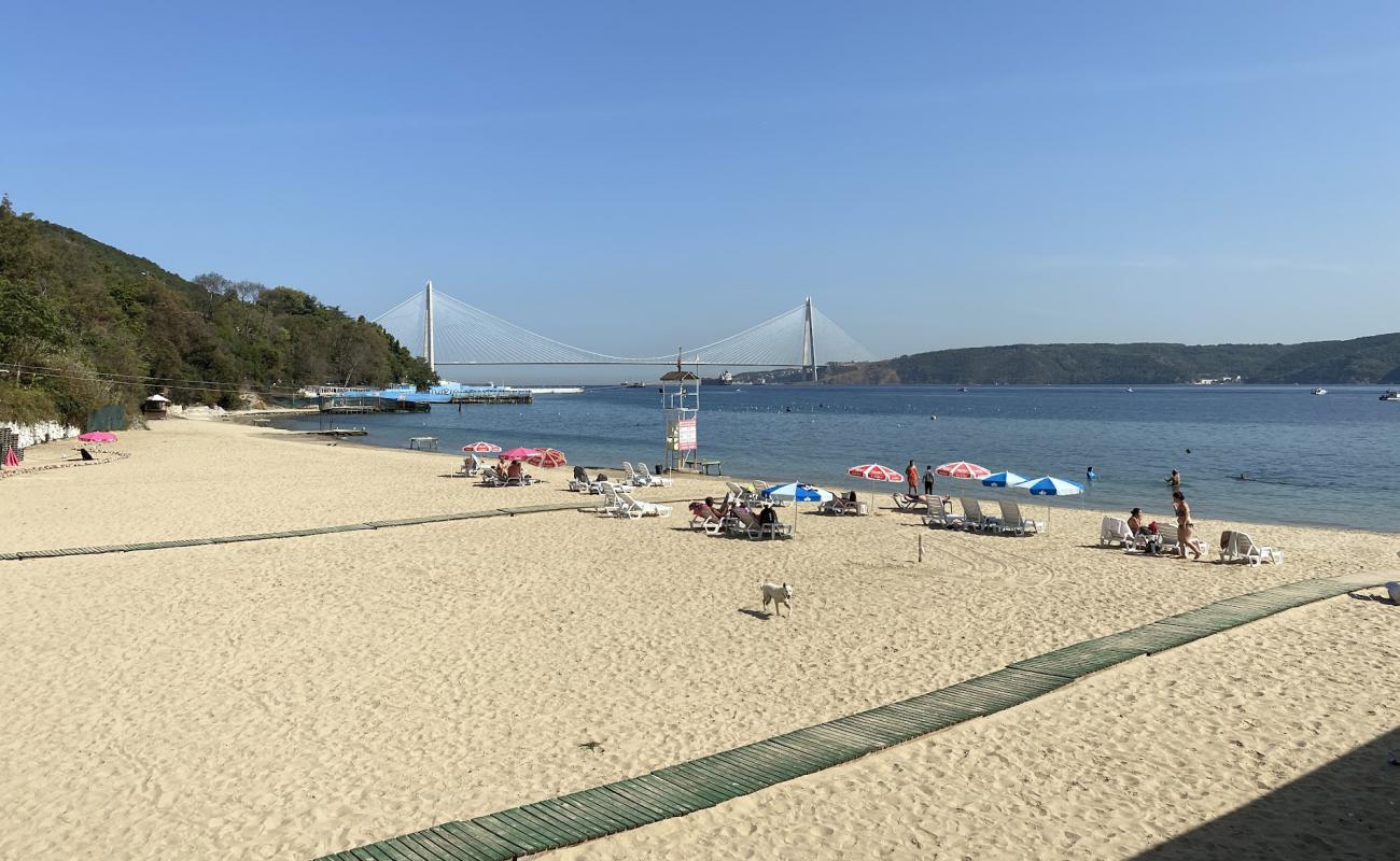Sarıyer Altınkum Kadınlar Plajı'in fotoğrafı i̇nce bej kum yüzey ile