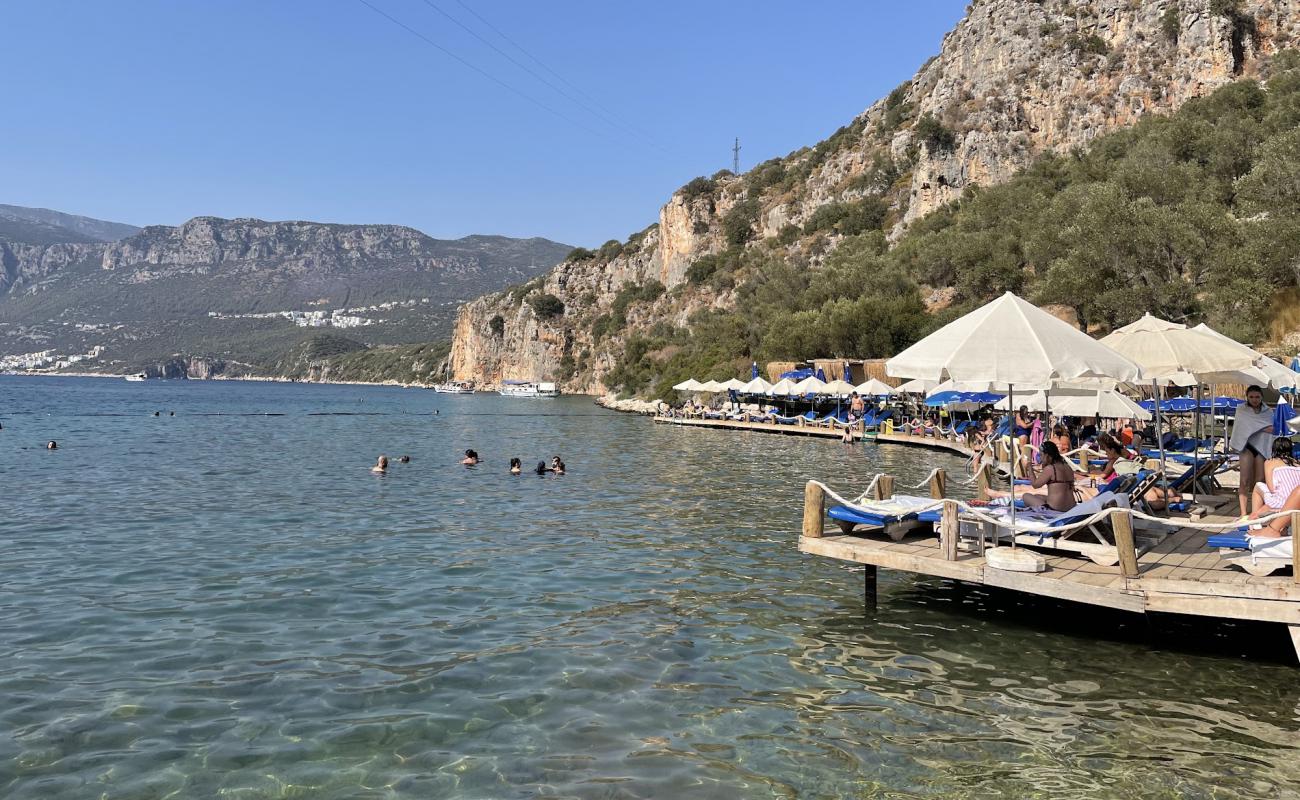 Limanagzı Plajı'in fotoğrafı beton kaplı yüzey yüzey ile