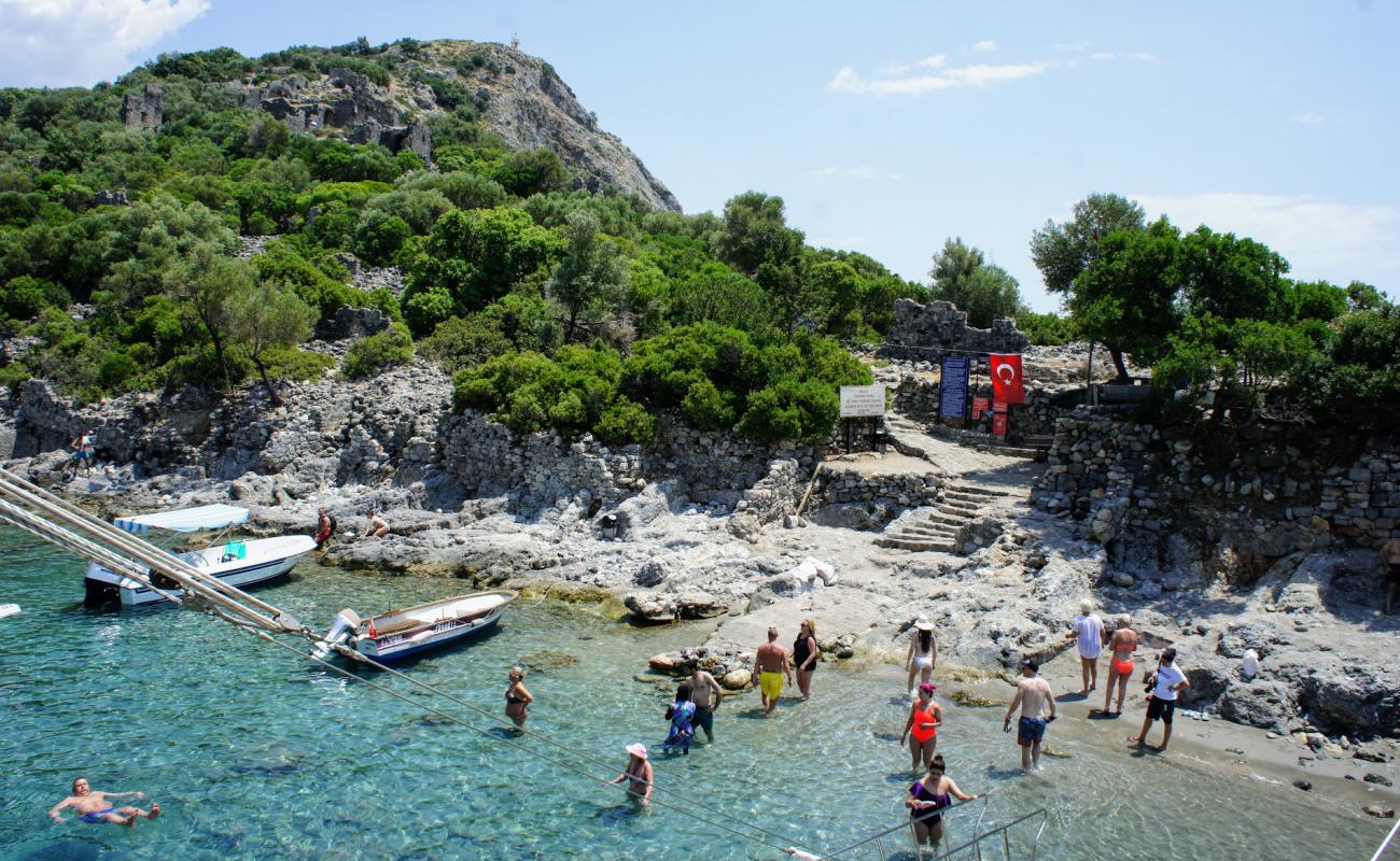 Gemiler Adası Plaji'in fotoğrafı kayalık arazi yüzey ile