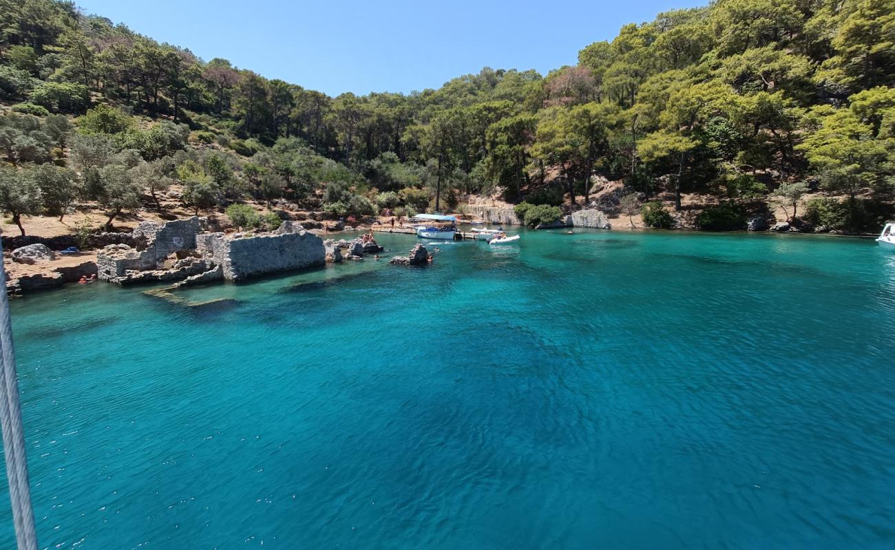 Hamam Koyu'in fotoğrafı kayalık arazi yüzey ile