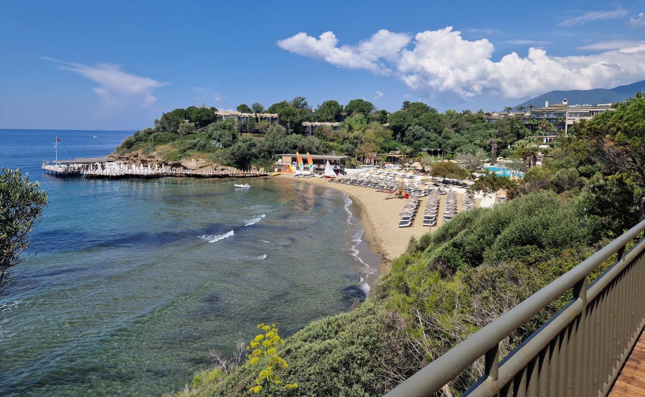 Club Marvy Plaji'in fotoğrafı açık bej kum yüzey ile