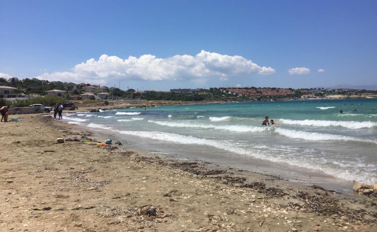 Ali Bostan Plajı'in fotoğrafı açık bej kum yüzey ile