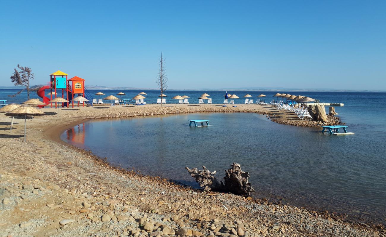 Sazlıdere Sahili'in fotoğrafı taşlı kum yüzey ile
