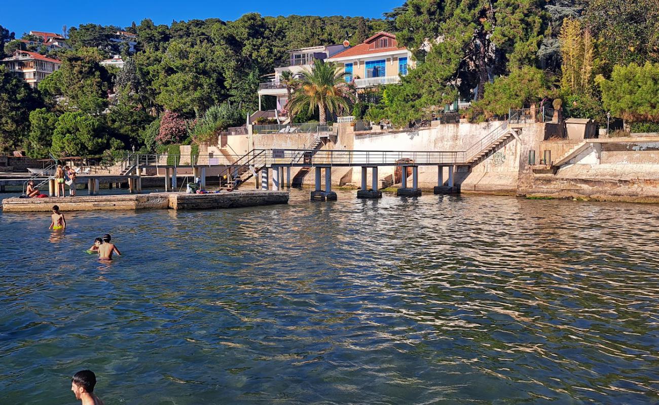 Nizam Plajı'in fotoğrafı beton kaplı yüzey yüzey ile