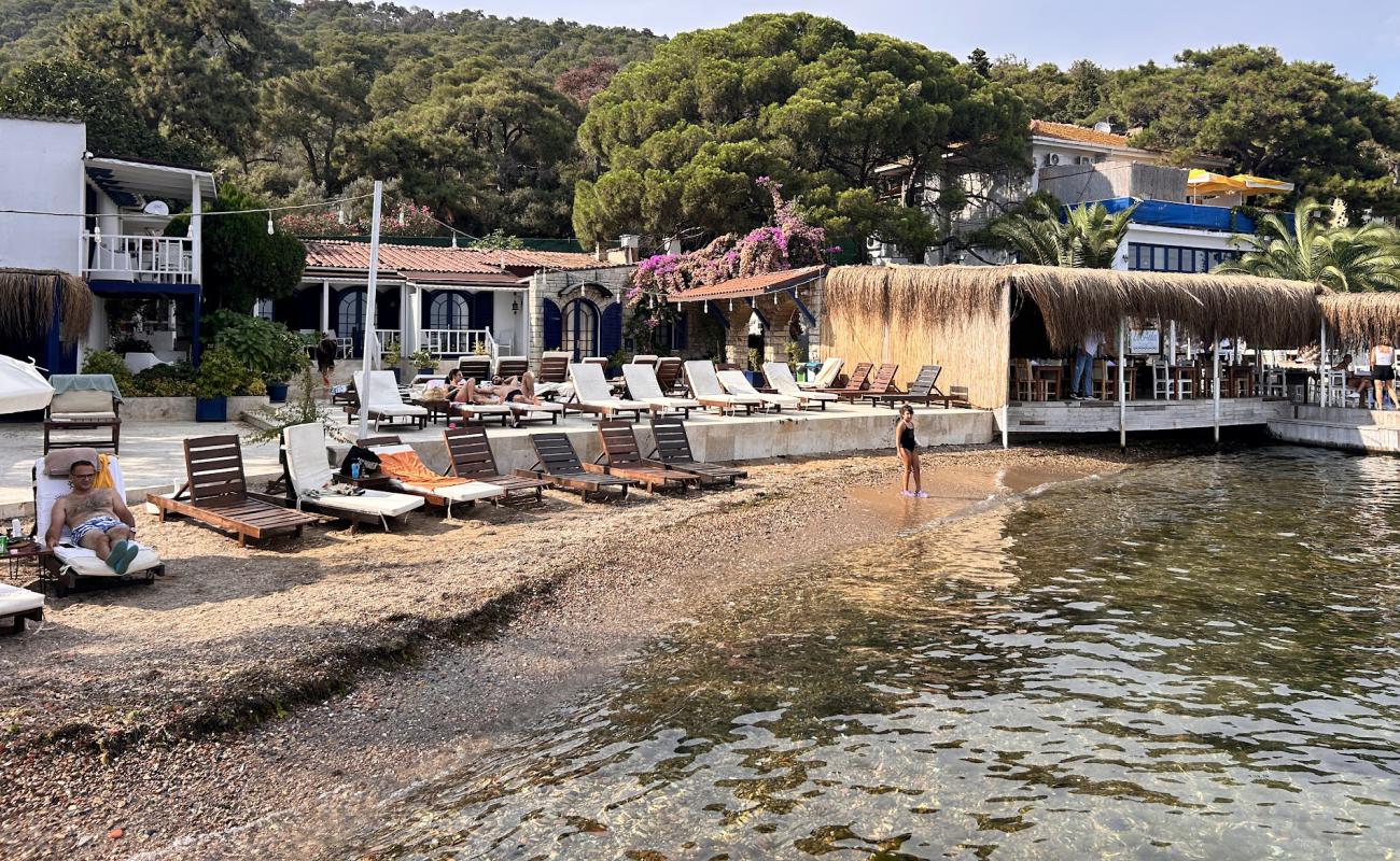 Loc'ada Büyükada Plaji'in fotoğrafı taşlı kum yüzey ile