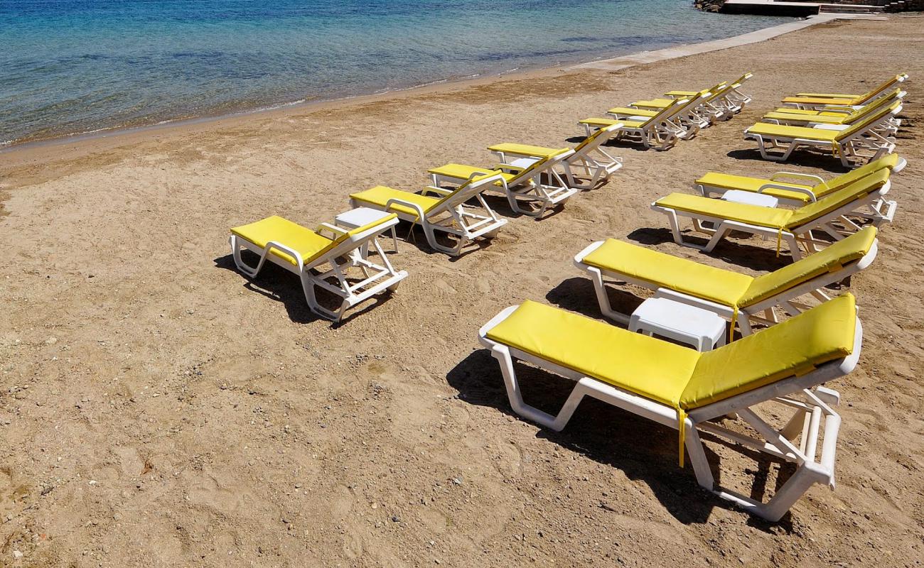 Club Familia Çeşme Plaji'in fotoğrafı açık bej kum yüzey ile