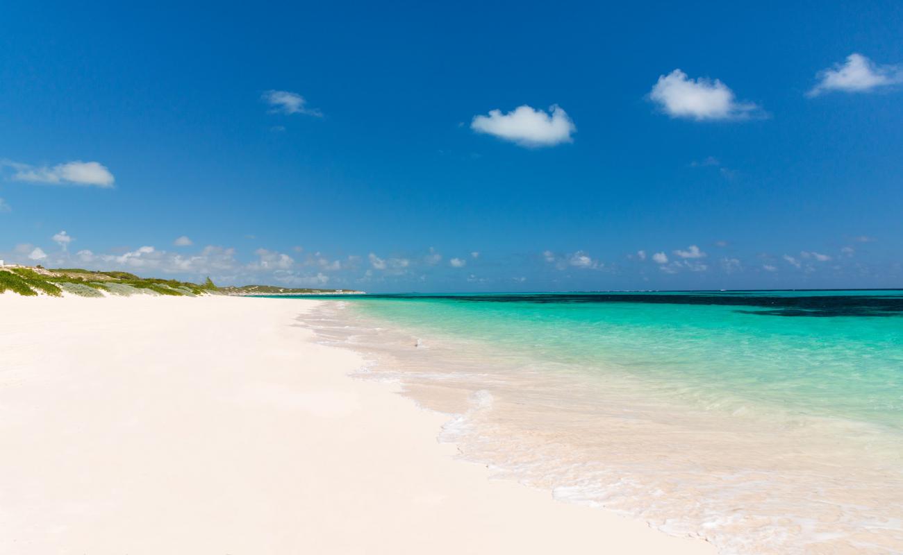 South Caicos beach'in fotoğrafı parlak ince kum yüzey ile