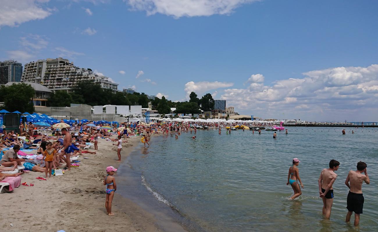 Plyazh Arkadiya'in fotoğrafı açık bej kum yüzey ile