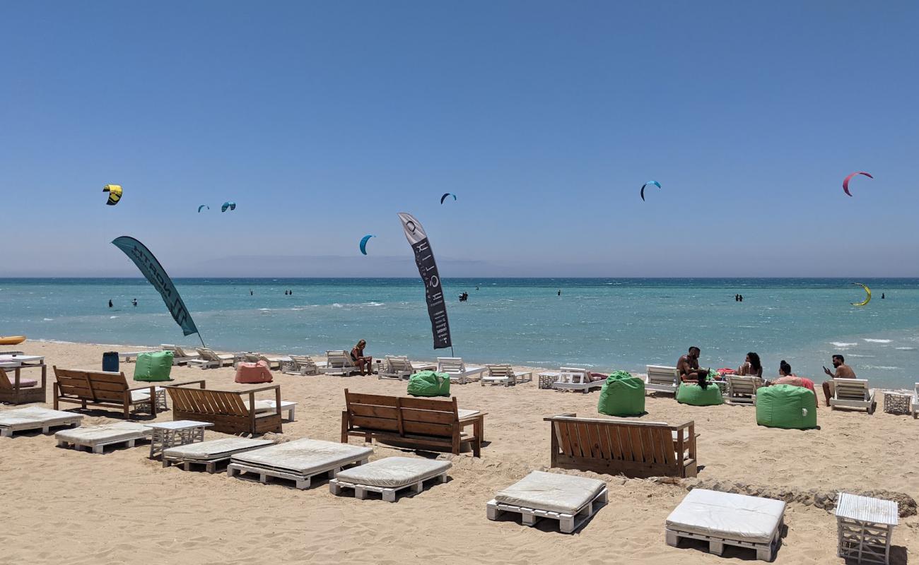 La Hacienda hotel beach'in fotoğrafı açık bej kum yüzey ile