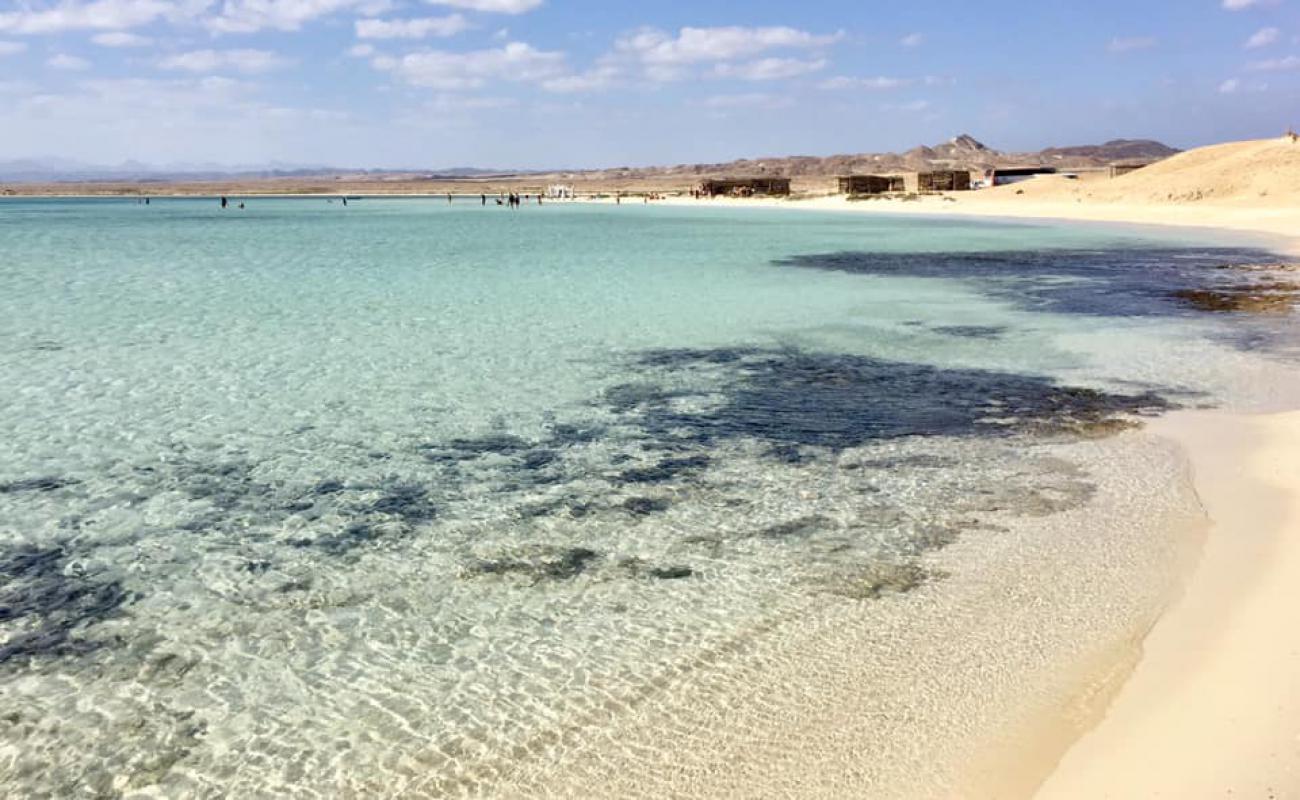 Ras Hankorab beach'in fotoğrafı parlak kum yüzey ile