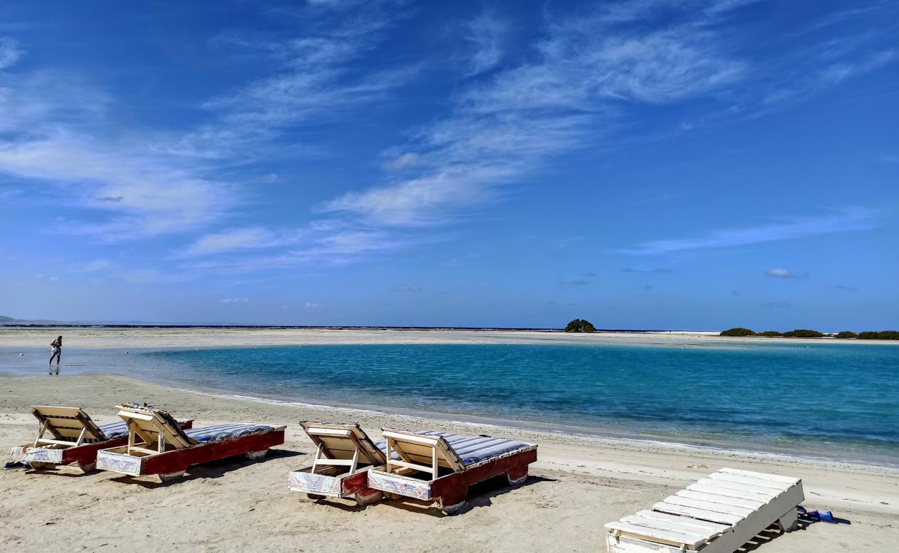 Qulaan Mangrove Beach'in fotoğrafı açık bej kum yüzey ile
