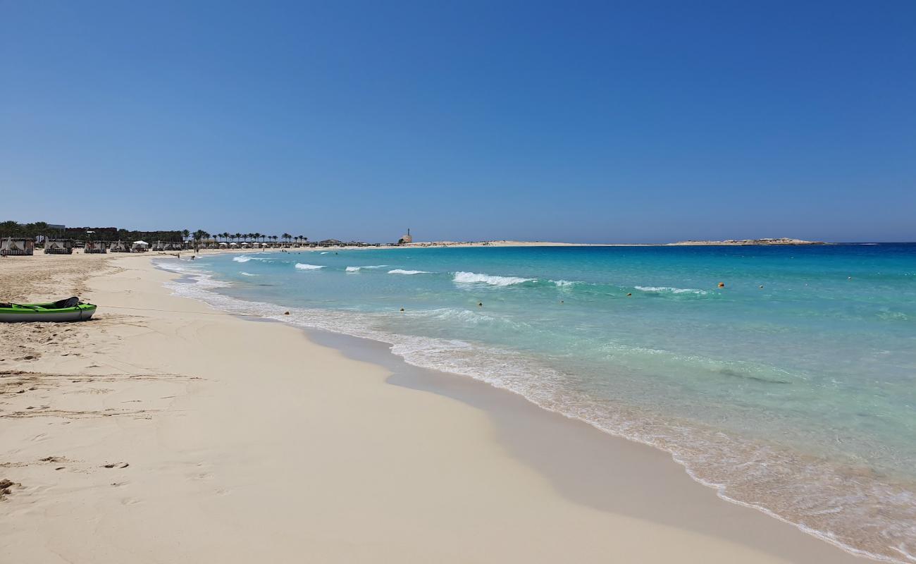 Veraclub Jaz Oriental Beach'in fotoğrafı i̇nce bej kum yüzey ile