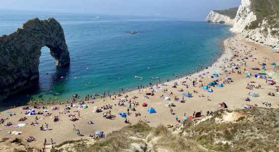 Durdle Door plajı