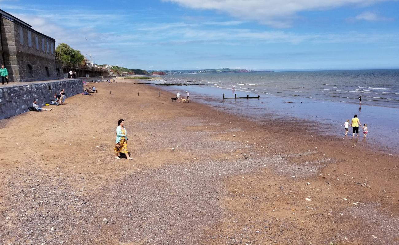 Dawlish Town beach'in fotoğrafı kahverengi kum yüzey ile