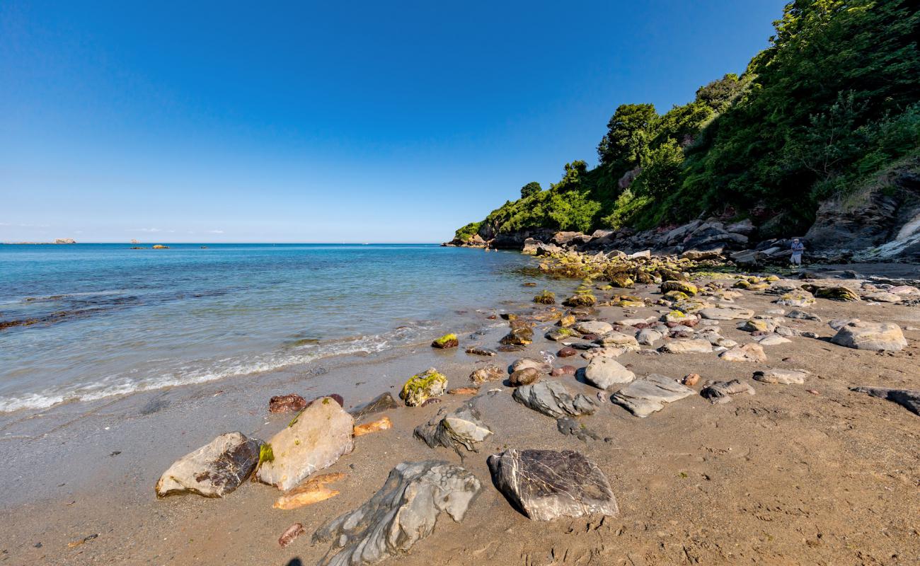 St Mary's Bay'in fotoğrafı taşlı kum yüzey ile