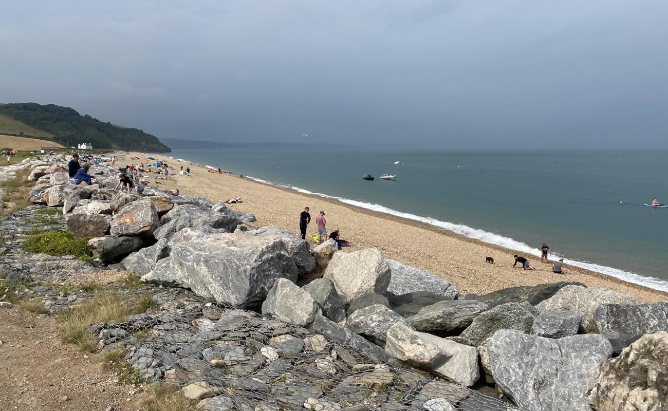 Beesands beach'in fotoğrafı küçük bej çakıl yüzey ile