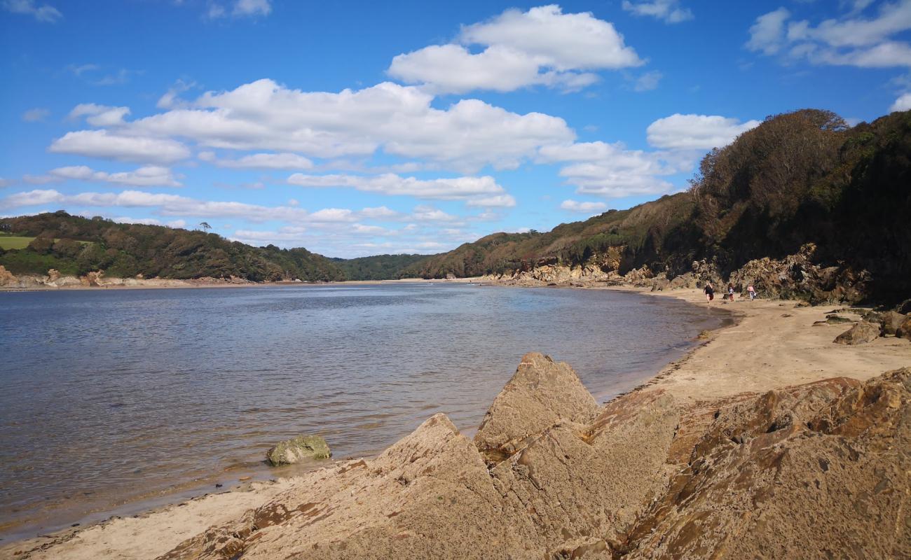 Wonwell beach'in fotoğrafı açık bej kum yüzey ile
