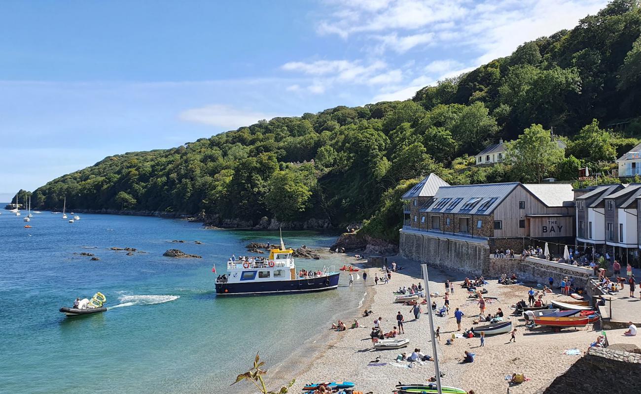 Cawsand plajı'in fotoğrafı çakıl ile kum yüzey ile