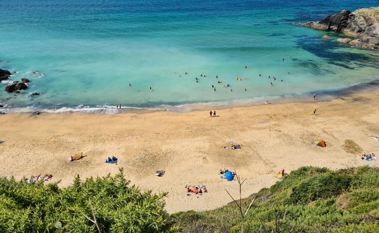 Polurrian beach'in fotoğrafı parlak kum yüzey ile