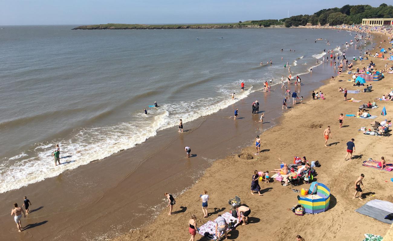 Barry Island beach'in fotoğrafı parlak kum yüzey ile