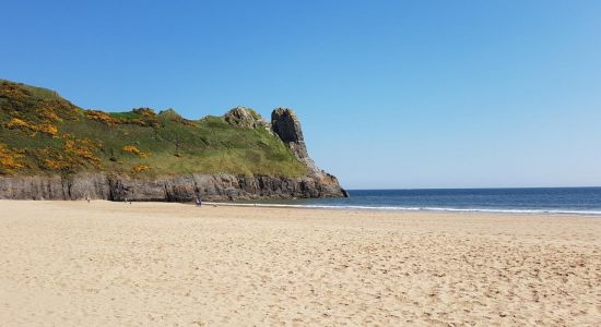 Oxwich Bay beach