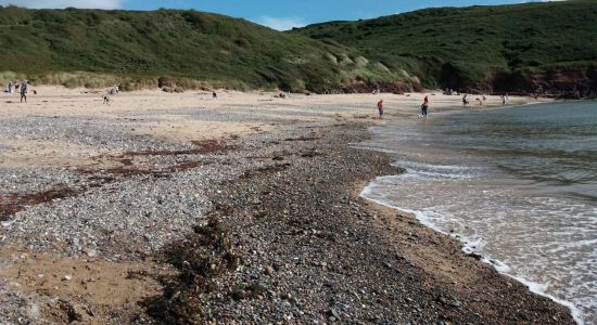 Manorbier plajı