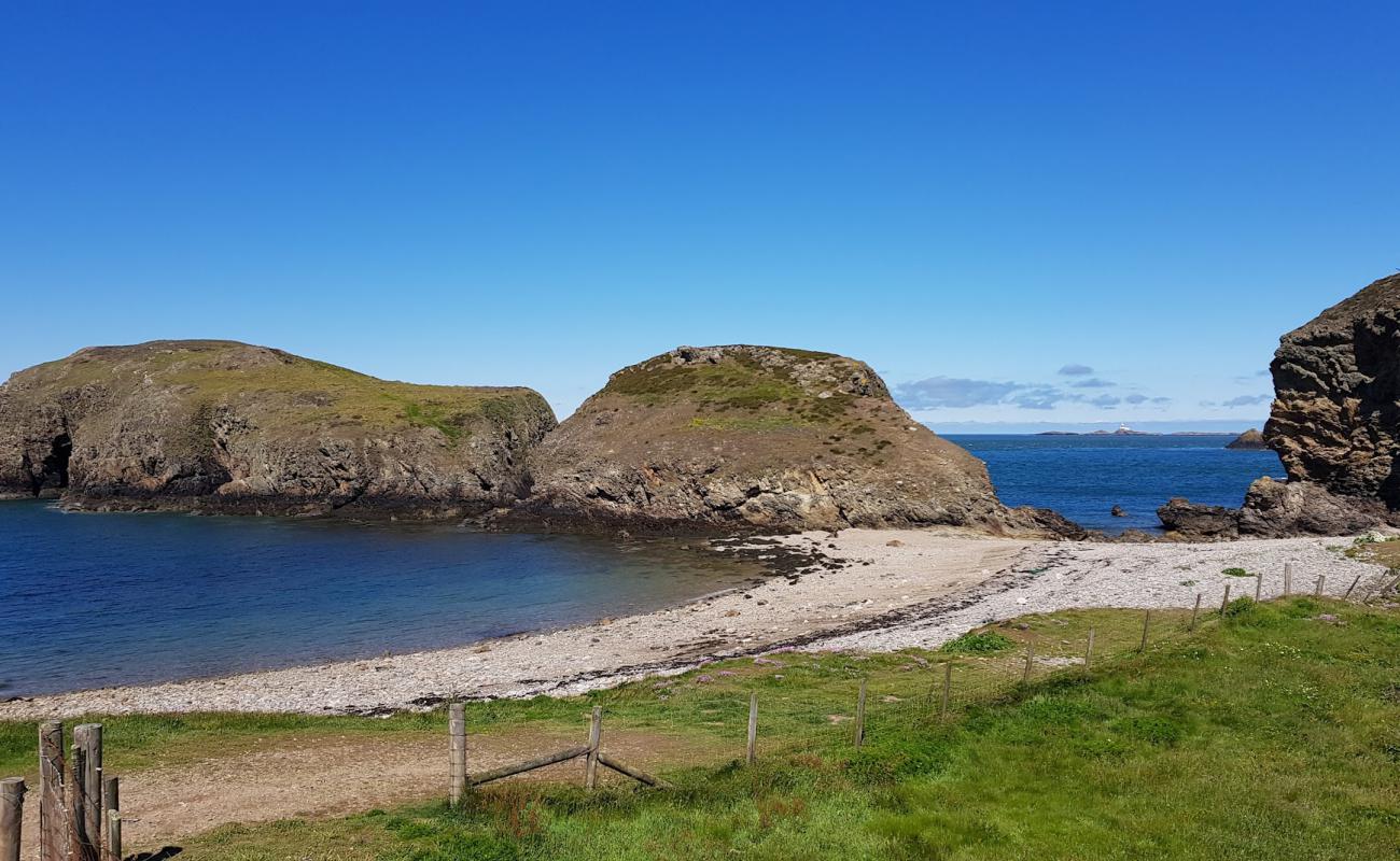 Traeth Ynys'in fotoğrafı gri çakıl taşı yüzey ile