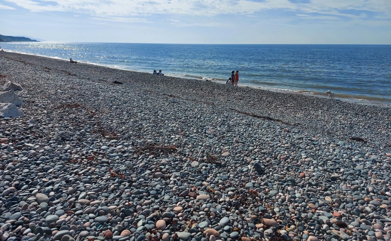 St bees beach'in fotoğrafı hafif çakıl yüzey ile