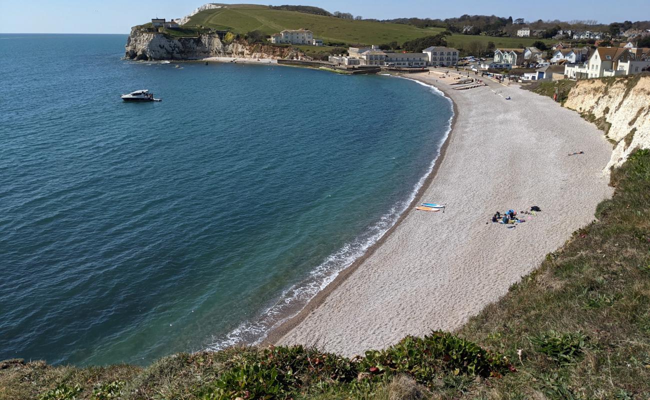 Freshwater Bay'in fotoğrafı gri çakıl taşı yüzey ile