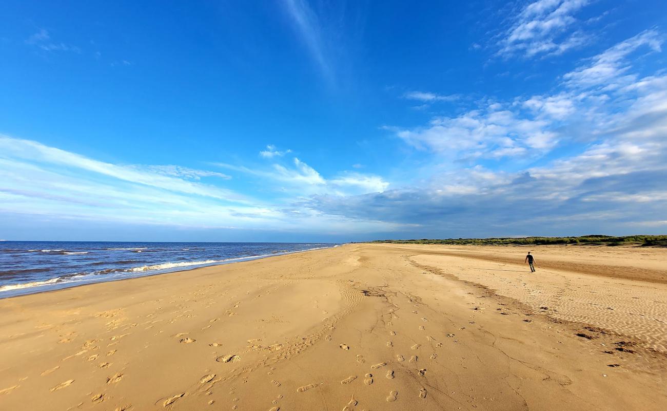 Theddlethorpe Beach'in fotoğrafı açık bej kum yüzey ile