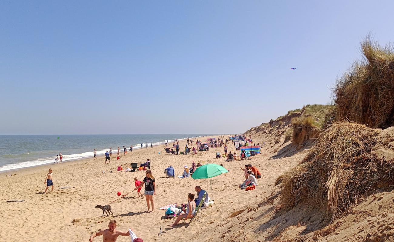 Winterton Plajı'in fotoğrafı açık bej kum yüzey ile