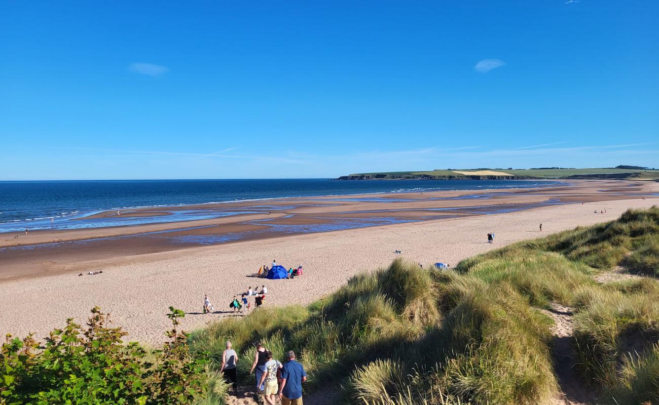 Lunan Bay Beach'in fotoğrafı parlak kum yüzey ile