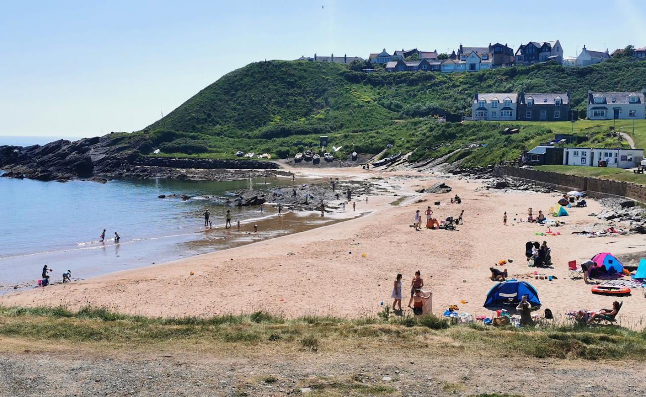 Collieston Beach'in fotoğrafı parlak kum yüzey ile