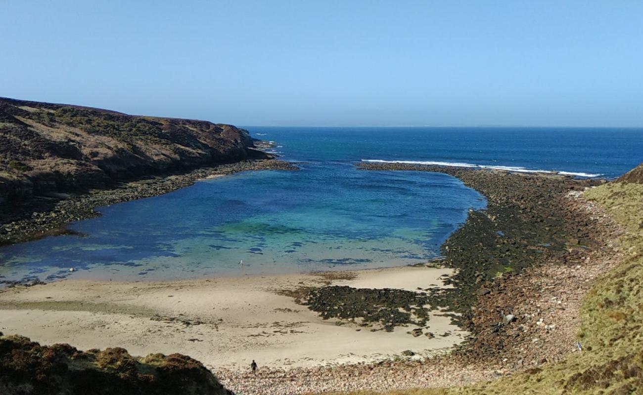 Scotlands Haven Beach'in fotoğrafı kayalık arazi yüzey ile