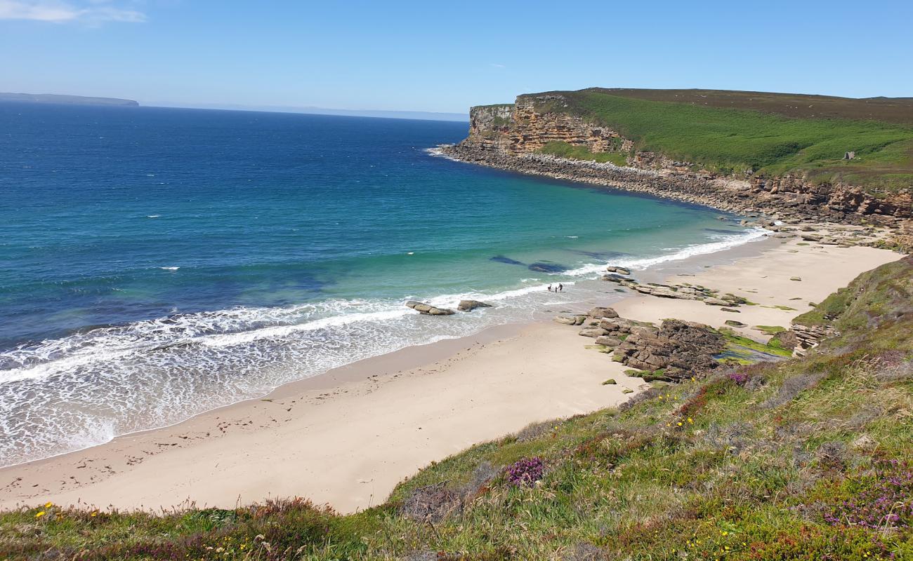 Peedie Sands Beach'in fotoğrafı açık bej kum yüzey ile
