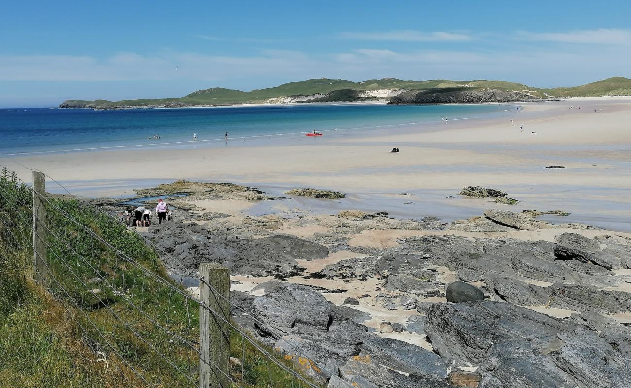 Balnakeil Beach'in fotoğrafı açık bej kum yüzey ile