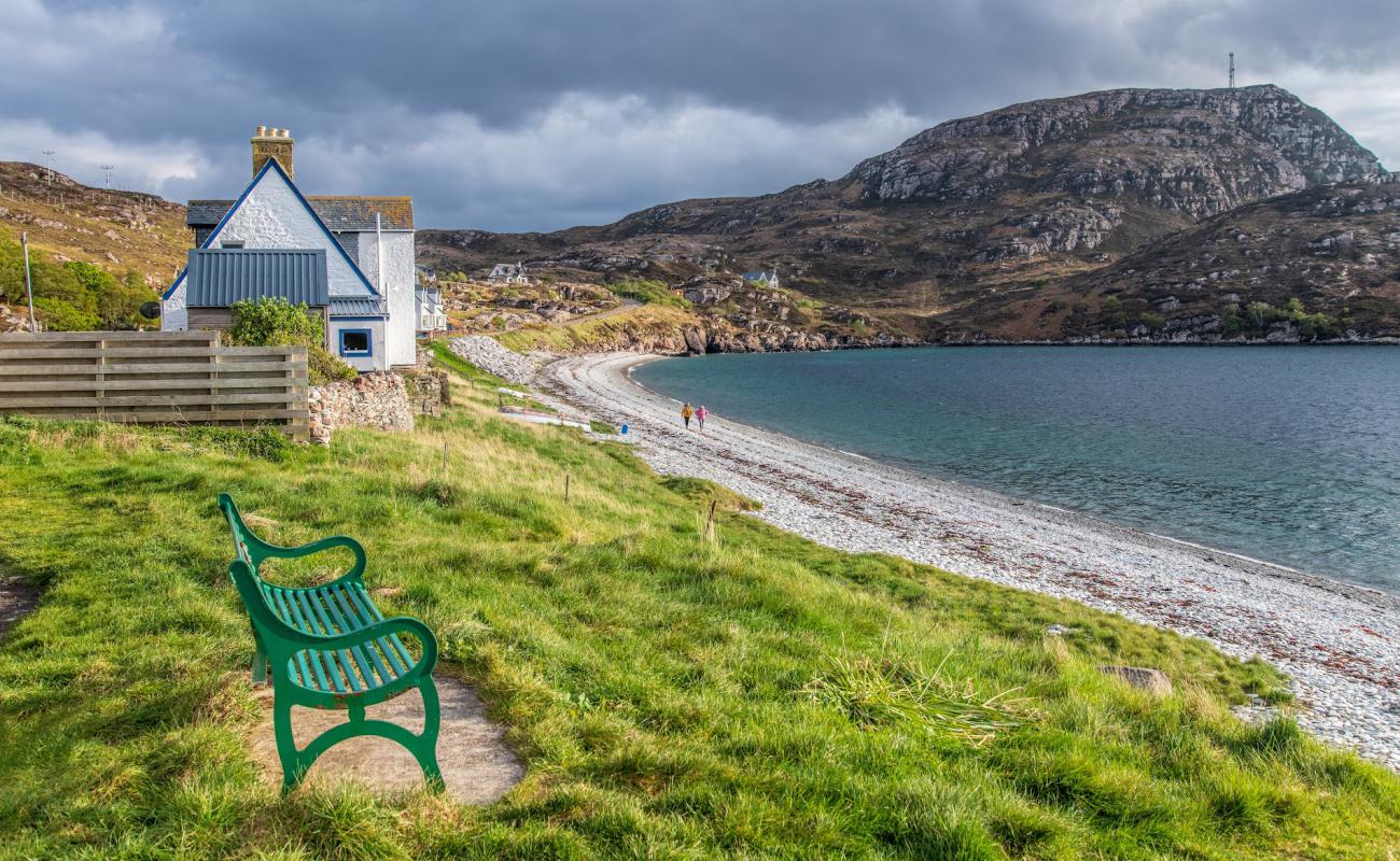 Ardmair Beach'in fotoğrafı gri çakıl taşı yüzey ile