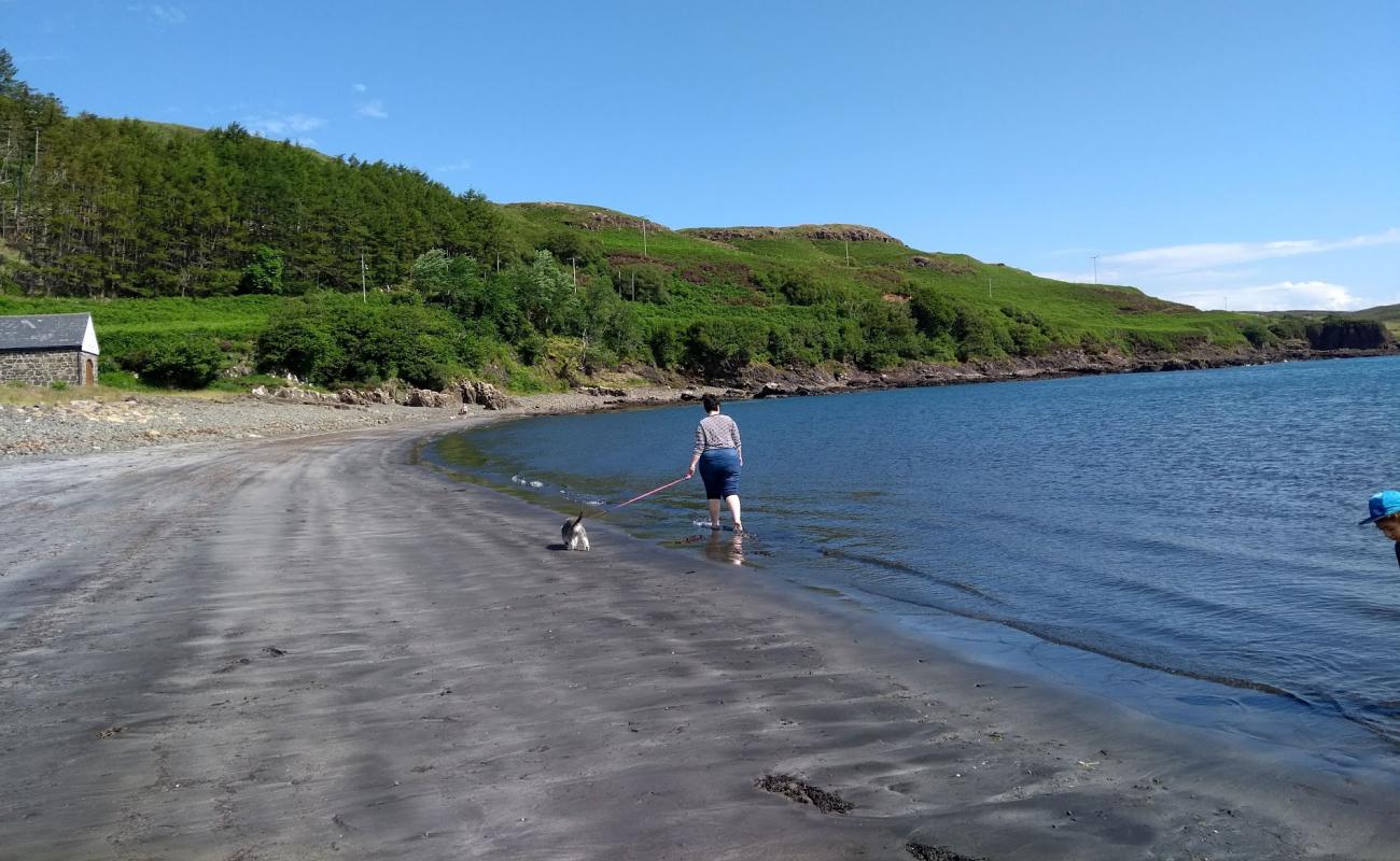 Varkasaig beach'in fotoğrafı kahverengi kum yüzey ile