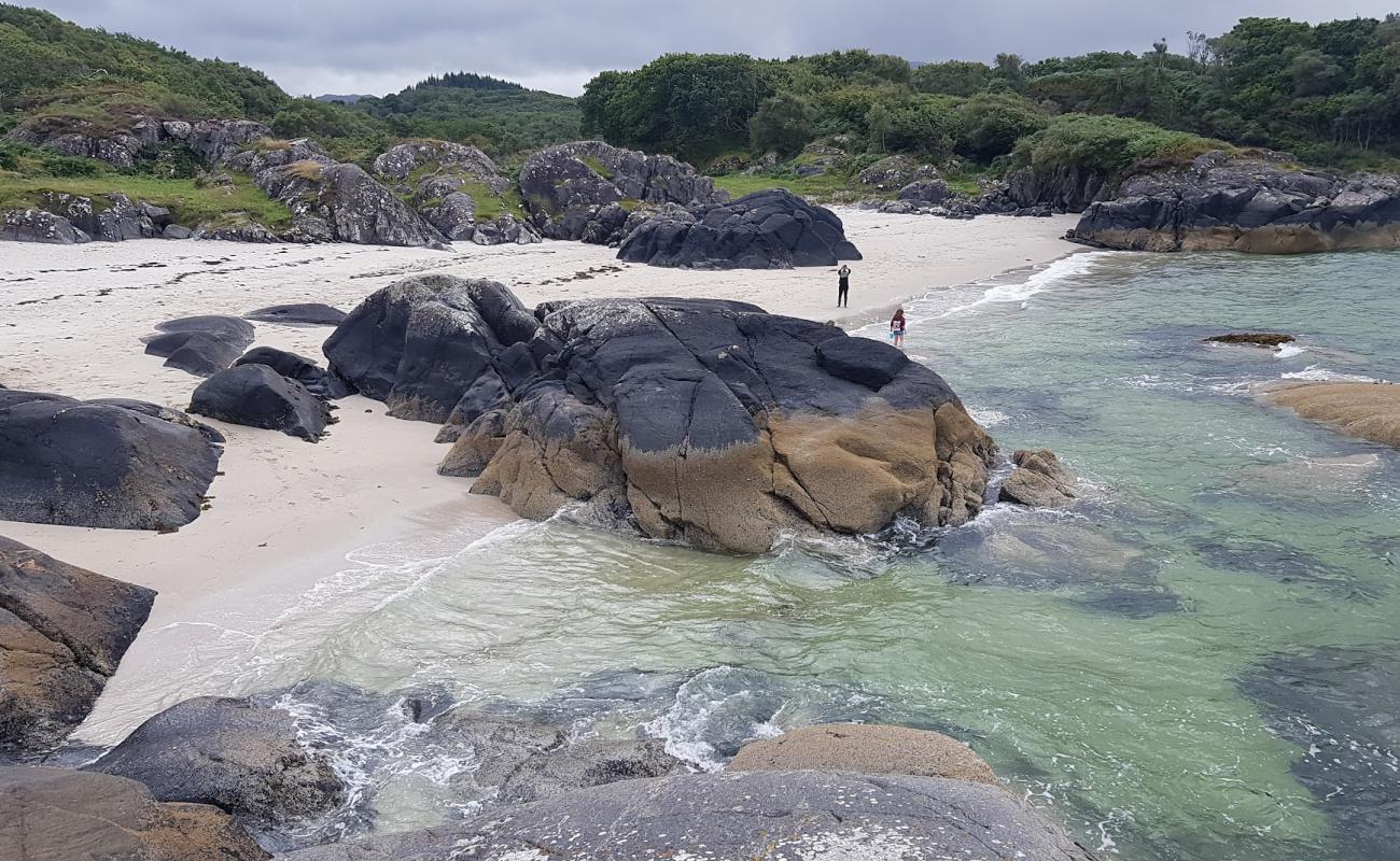 Ardtoe beach'in fotoğrafı parlak kum yüzey ile