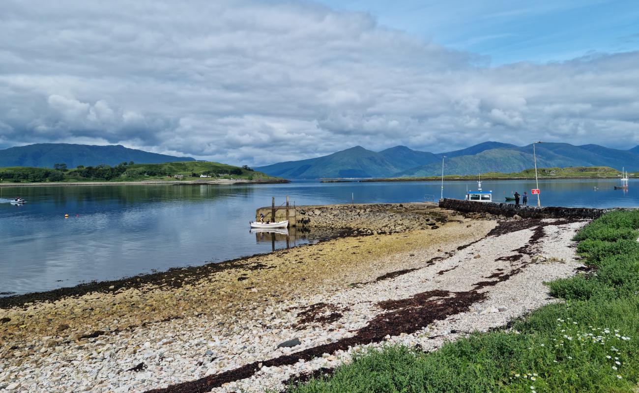 Port Appin Beach'in fotoğrafı gri çakıl taşı yüzey ile